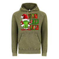 Vintage Olive ho ho no christmas gnomes Vintage Hoodie - FaDigitalArtStudio