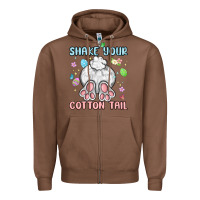 Chestnut shake your cotton tail Zipper Hoodie - MaliasSmallBusiness