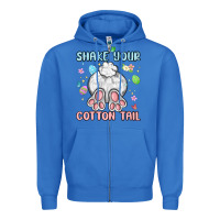 True Royal shake your cotton tail Zipper Hoodie - MaliasSmallBusiness