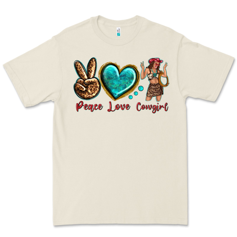 Peace Love Cowgirl Premium Tee by texasbilliewilder | Teevron