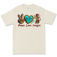 Bone peace love cowgirl Premium Tee - texasbilliewilder