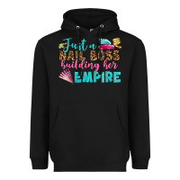 Black just a nail boss building her empire bbs Heavyweight Hoodie - BundleAndBundleShop