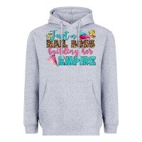 Heather Grey just a nail boss building her empire bbs Heavyweight Hoodie - BundleAndBundleShop