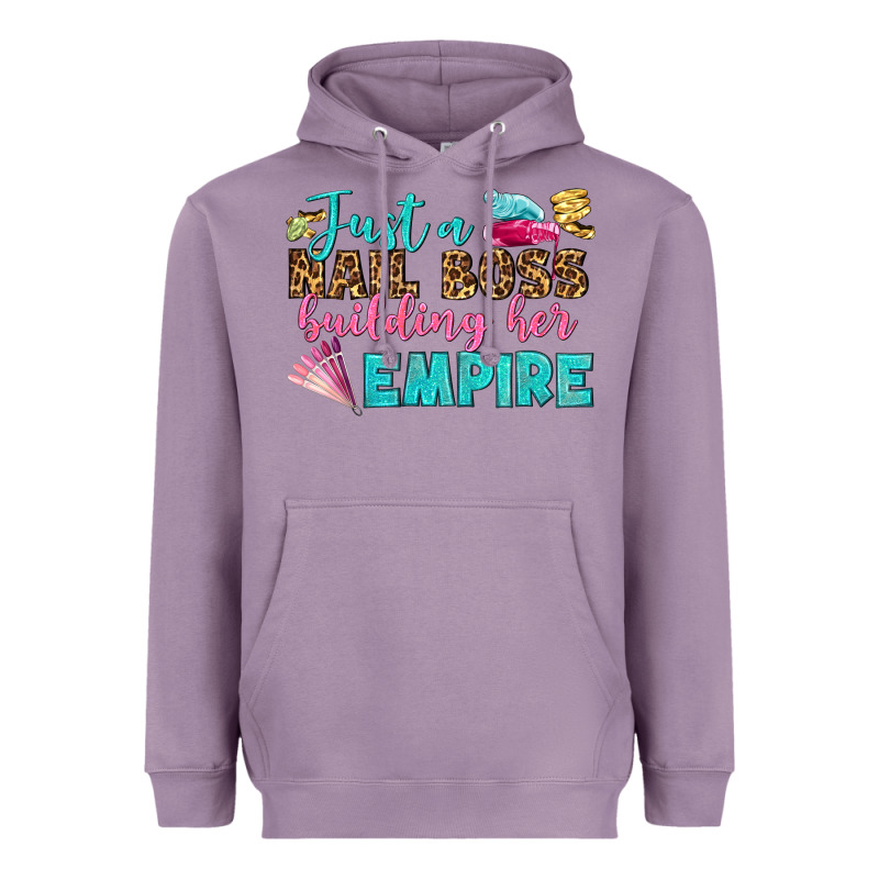 Just A Nail Boss Building Her Empire Bbs Heavyweight Hoodie by BundleAndBundleShop | Teevron