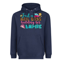 Navy just a nail boss building her empire bbs Heavyweight Hoodie - BundleAndBundleShop