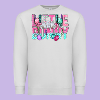 Little Bunny Easter Premium Sweatshirt Designed By Bundleandbundleshop