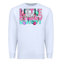 White Little Bunny Easter Premium Sweatshirt - BundleAndBundleShop