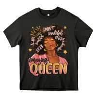 Asphalt black queen Heavy Core Tee - MaliasSmallBusiness