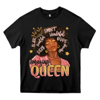 Black black queen Heavy Core Tee - MaliasSmallBusiness