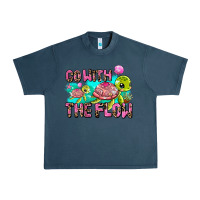Midnight Navy go with the flow Urban Heavy Tee - AdoDesignShop