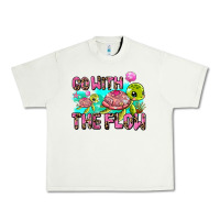 Pistachio go with the flow Urban Heavy Tee - AdoDesignShop