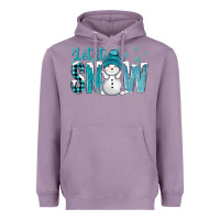 Lavender let it snow with cute snowman bbs Heavyweight Hoodie - BundleAndBundleShop