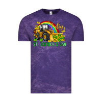 Cloud Purple i dig st patrick s day bulldozer Vintage Tee - JahusDesignShop