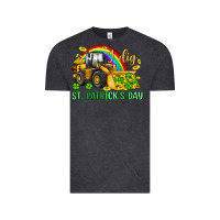 Vintage Black i dig st patrick s day bulldozer Vintage Tee - JahusDesignShop