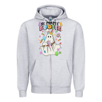 Heather Grey so peepin boujee Zipper Hoodie - MaliasSmallBusiness