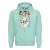 Seafoam so peepin boujee Zipper Hoodie - MaliasSmallBusiness