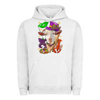 Pigment Lunar Rock Mardi Gras Goat Urban Hoodie - HowdyJamesFarm