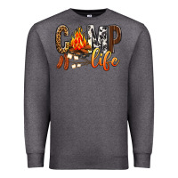 Charcoal Heather Camp Life Premium Sweatshirt - BundleAndBundleShop
