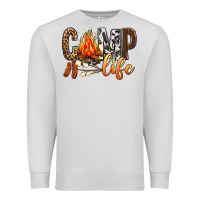 Dove Grey Camp Life Premium Sweatshirt - BundleAndBundleShop