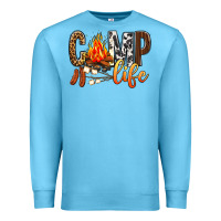 Ocean Blue Camp Life Premium Sweatshirt - BundleAndBundleShop
