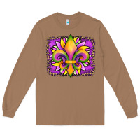 Toasted Coconut mardi gras fleur de lis sunflower leopard Long Sleeve Tee - Artiststas