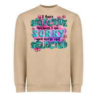 Mushroom ı have selective hearing ı am sorry you were not Heavyweight Sweatshirt - AdoDesignShop