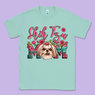 Shih Tzu Mom Classic Tee Designed By Artiststas