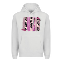 Dove Grey Purple Glitter Cowhide Pattern Brushstrokes Premium Hoodie - Bettercallsaul