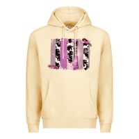 Pina Colada Purple Glitter Cowhide Pattern Brushstrokes Premium Hoodie - Bettercallsaul
