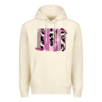Sandshell Purple Glitter Cowhide Pattern Brushstrokes Premium Hoodie - Bettercallsaul
