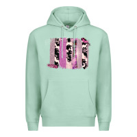 Seafoam Purple Glitter Cowhide Pattern Brushstrokes Premium Hoodie - Bettercallsaul