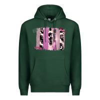 Sports Green Purple Glitter Cowhide Pattern Brushstrokes Premium Hoodie - Bettercallsaul