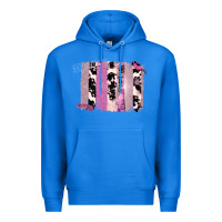 True Royal Purple Glitter Cowhide Pattern Brushstrokes Premium Hoodie - Bettercallsaul
