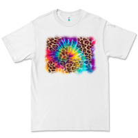 White leopard tie dye background Premium Tee - Zillion Design Studio