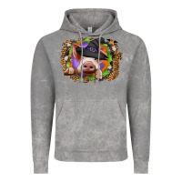 Cloud Rock halloween pig Vintage Hoodie - CowhideDigitalArt