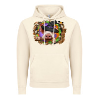 Vintage Artic halloween pig Vintage Hoodie - CowhideDigitalArt