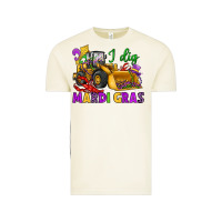 Vintage Arctic i dig mardi gras bulldozer Vintage Tee - JahusDesignShop
