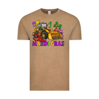 I Dig Mardi Gras Bulldozer Vintage Tee | Teevron
