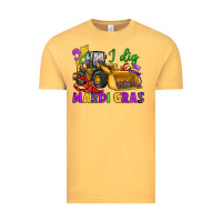 Vintage Mustard i dig mardi gras bulldozer Vintage Tee - JahusDesignShop