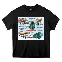 Black paramedic life Heavy Core Tee - MaliasSmallBusiness