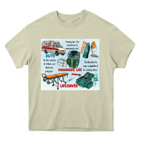 Mossy paramedic life Heavy Core Tee - MaliasSmallBusiness