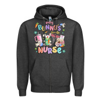 Charcoal Heather every favorite bunnys nurse Zipper Hoodie - MaliasSmallBusiness