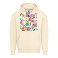 Sandshell every favorite bunnys nurse Zipper Hoodie - MaliasSmallBusiness