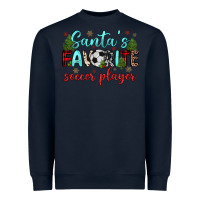 Navy santa s favorite soccer player Heavyweight Sweatshirt - JahusDesignShop