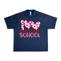 Navy 100 days of loving school Urban Heavy Tee - Artiststas