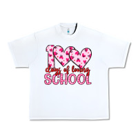 White 100 days of loving school Urban Heavy Tee - Artiststas