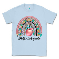 Dusty Blue hello 3rd grade Classic Tee - JahusDesignShop