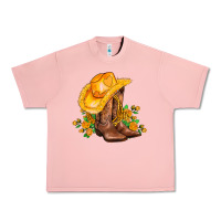 Salmon yellow  cowgirl and roses Urban Heavy Tee - AdoDesignShop