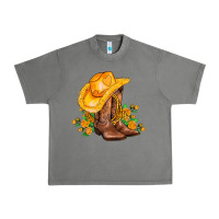Tornado yellow  cowgirl and roses Urban Heavy Tee - AdoDesignShop