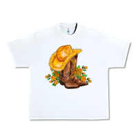 White yellow  cowgirl and roses Urban Heavy Tee - AdoDesignShop